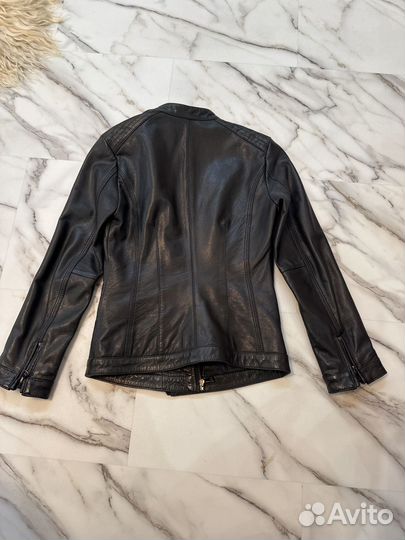 Куртка кожаная женская 42