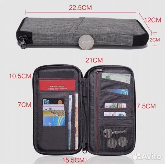 Органайзер для документов в путешествие