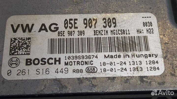 Блок управления двигателем Skoda Octavia (A7), 2018