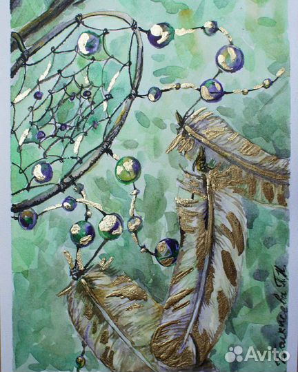 Картина акварелью 