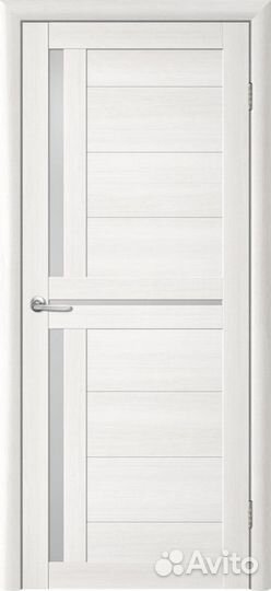 Межкомнатная дверь Т-5 остеклённая лиственница бел