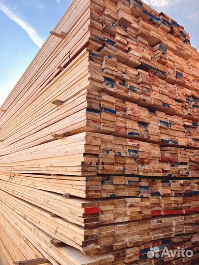 Брус обрезной 100х100х6000мм