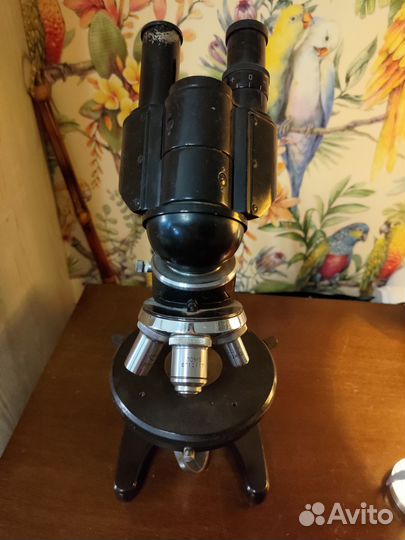 Советский микроскоп ау-12