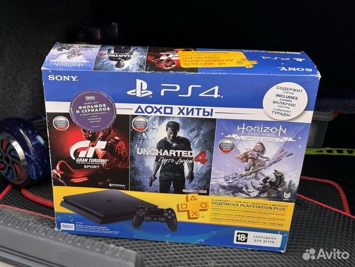 Sony PS4 slim 500 с дисководом