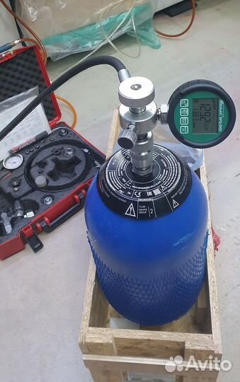 Заправка азотом гидроаккумуляторов и гидромолотов