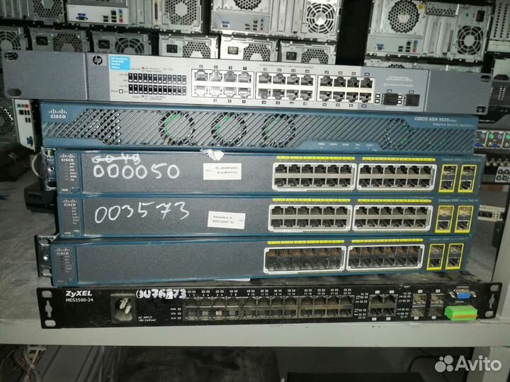 Коммутаторы cisco/HP/D-link/3COM/zyxel/DEC