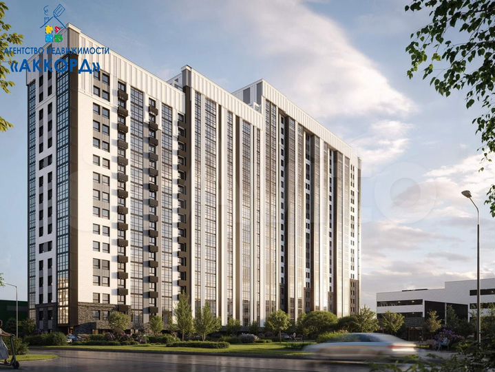 2-к. квартира, 48,5 м², 4/18 эт.