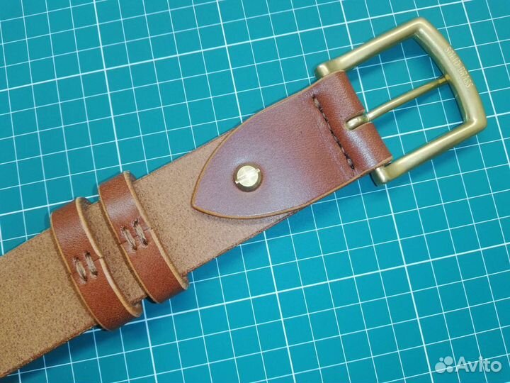 Мужской кожаный ремень ручной работы Canada