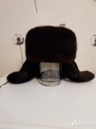 Мужская шапка меховая с ушами