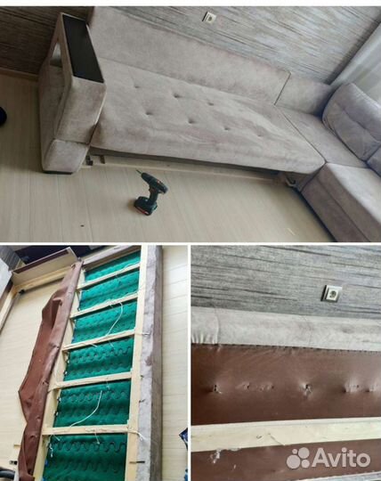 Ремонт диванов любой сложности