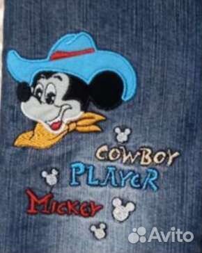 Джинсы на меху мальчику 2-3 года, 92-98