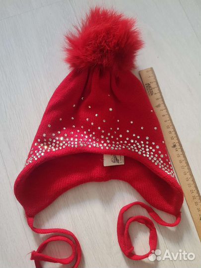 Шапка зимняя для девочки Италия 52-54