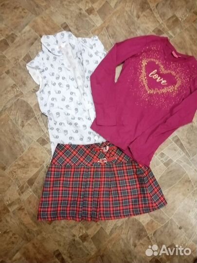 Одежда для девочки пакетом на рост 152см