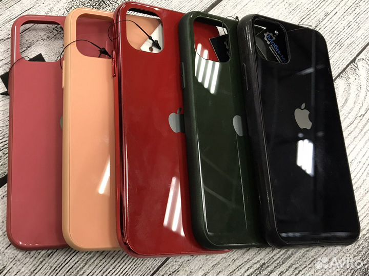 Стеклянный чехол для iPhone 11 Pro