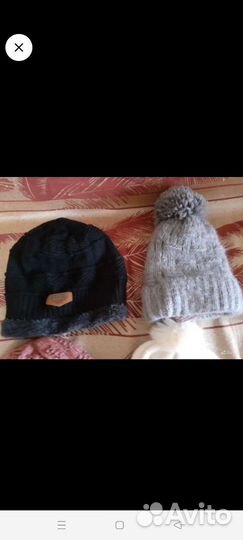 Женская одежда, шапки, вязанные, мног