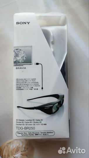 3D очки для телевизора (sony и sharp)