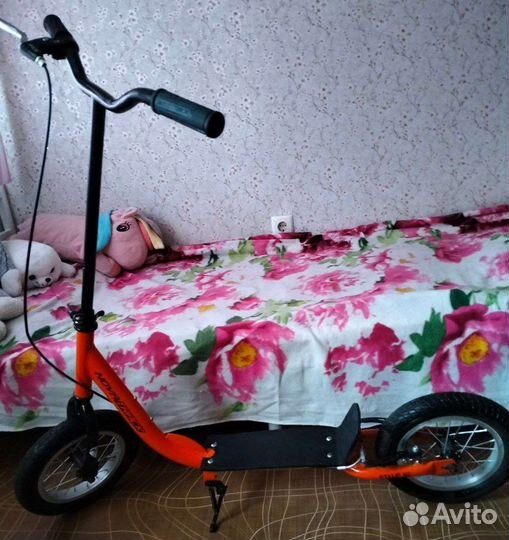 Самокат с большими колесами