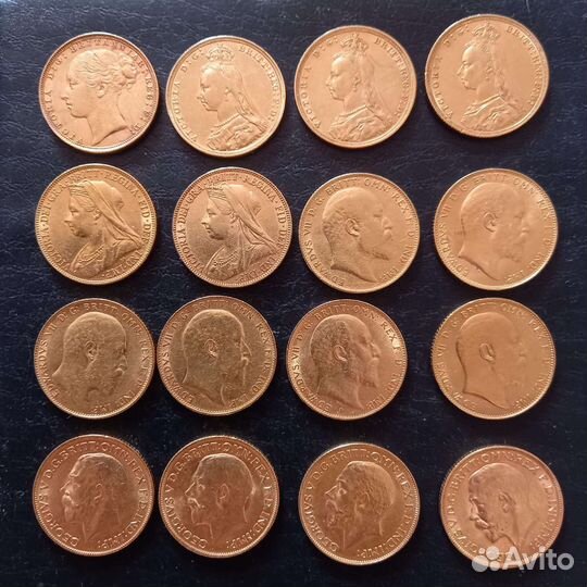 Золотые монеты Соверен