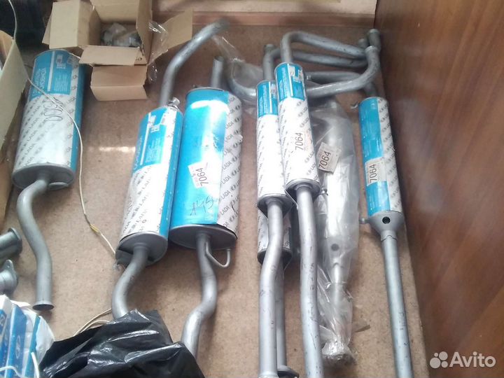 Резонатор ваз 1118 с гофрой. Евро 3.закатной