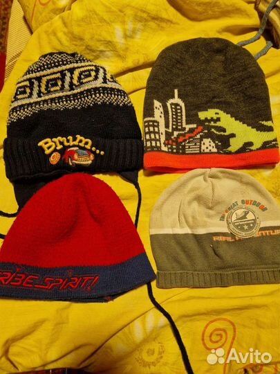 Шапки детские для мальчиков