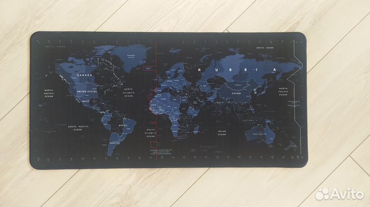 Новый игровой коврик для мыши с картой мира