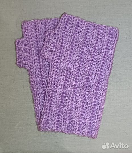 Митенки вязаные