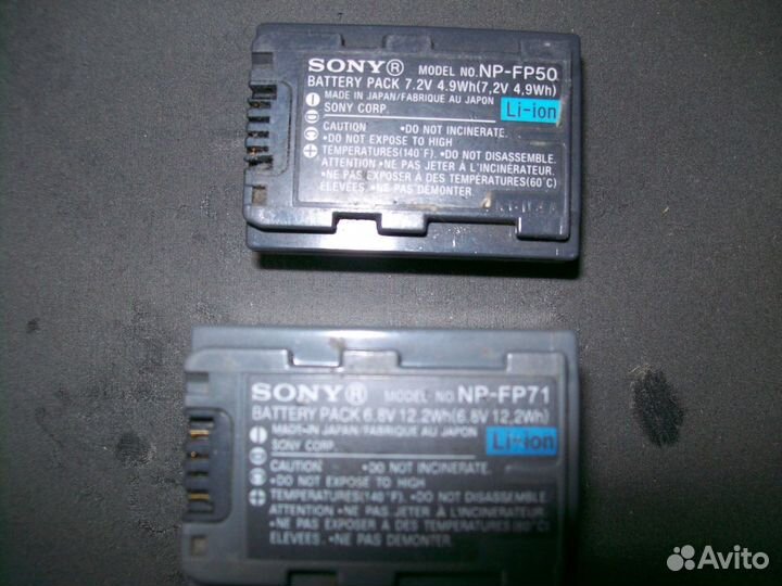 Аккумулятор для видеокамеры sony