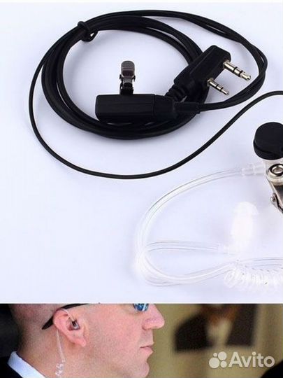 Гарнитура скрытого ношения для рации