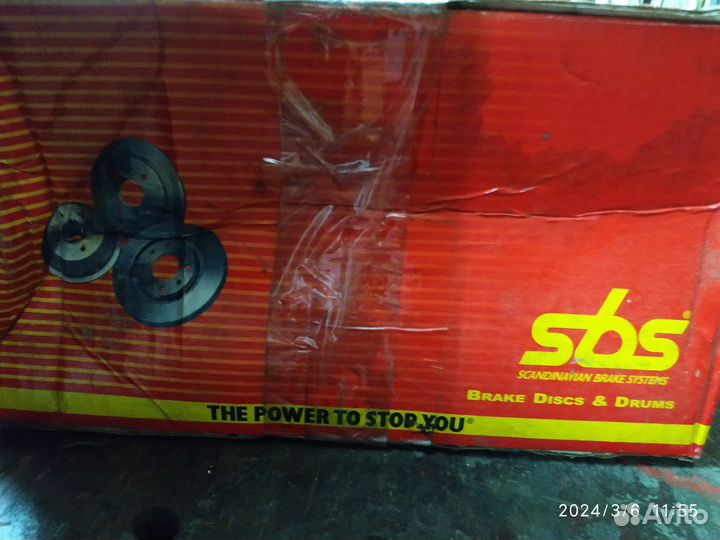 Тормозные диски sbs задние. Производство Дания