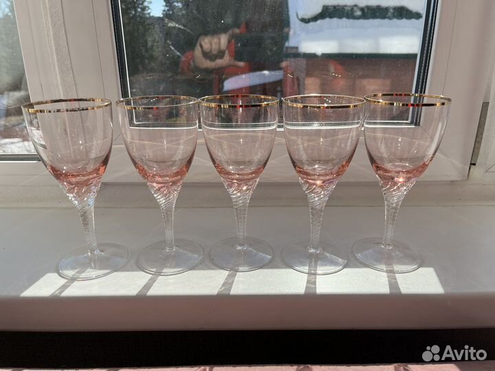 Фужеры бокалы Богемия