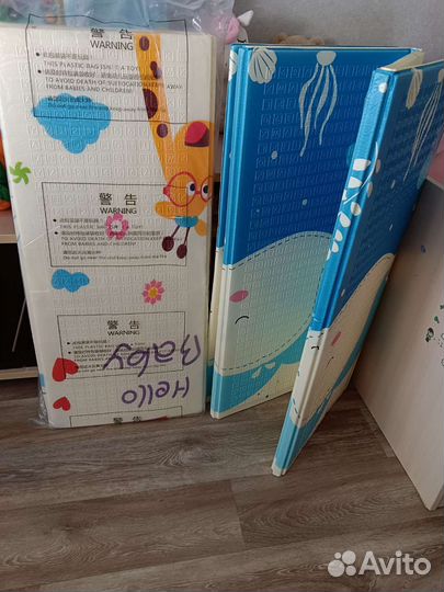 Термоковрики рулон,складные для ползанья и игр