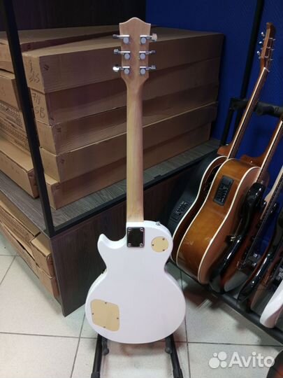 Гитара электро Fabio Les Paul новая белая