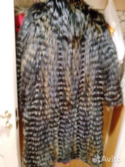 Меховой кардиган