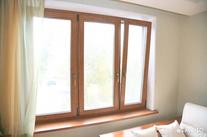 Окна пластиковые с москитной сеткой