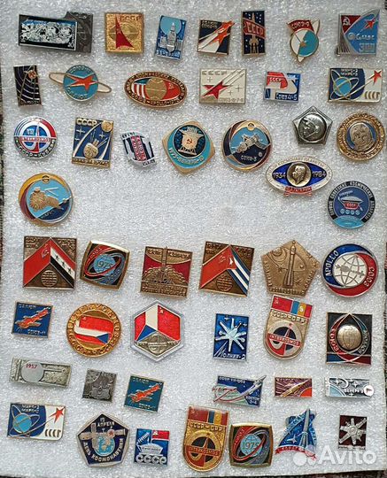 Значки СССР. Разные. Космос. Праздники. Детские