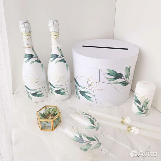 Свадебные бокалы, аксессуары