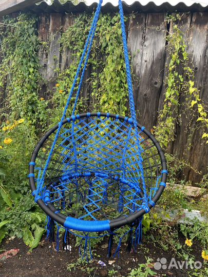 Подвесное кресло макраме