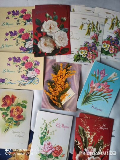 Открытки СССР, календарик 2004 года