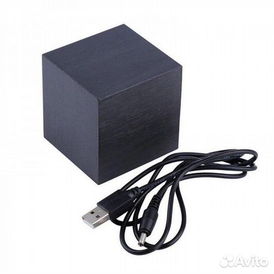 Электронные часы деревянный куб VST-869