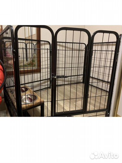 Усиленный вольер для серьезных собак 80 см высота