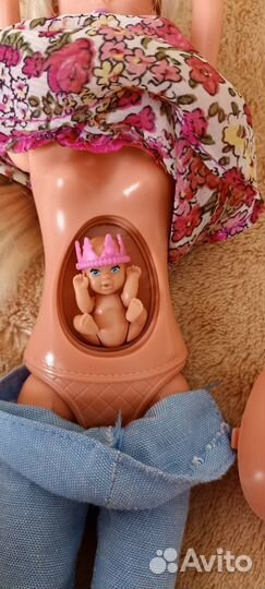 Кукла Барби беременная Штеффи с малышкойй