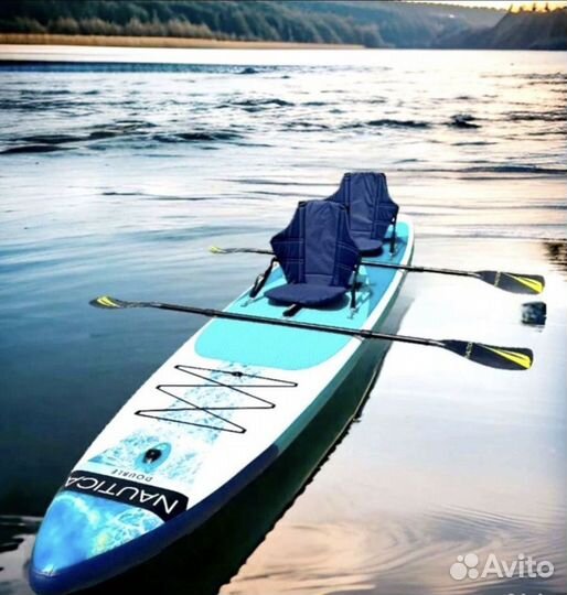 Туринговый SUP сапборд 12,6' Black Cat, 25PSI