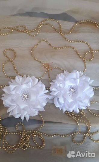 Банты белые