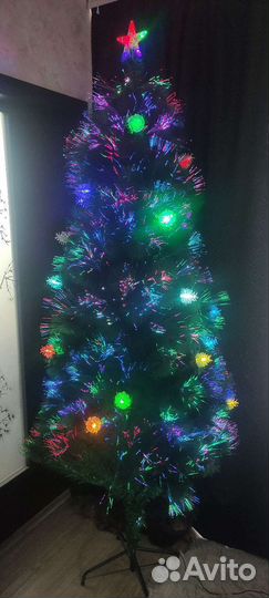 Елка искусственная светодиодная оптоволоконная