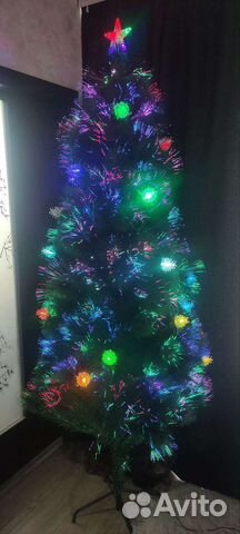 Елка искусственная светодиодная оптоволоконная