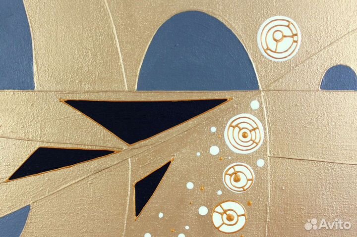 Картина абстракция акрилом на холсте современная