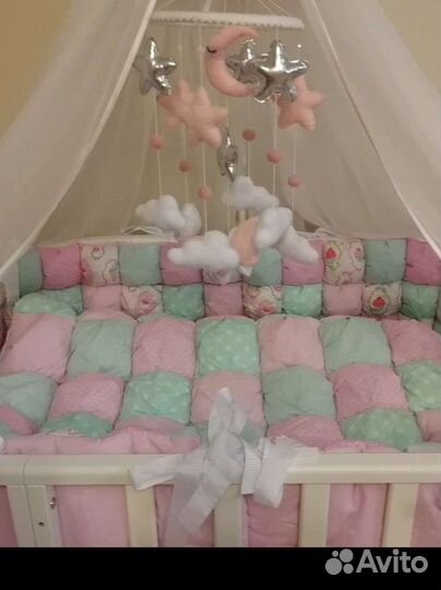 Бортики в кроватку