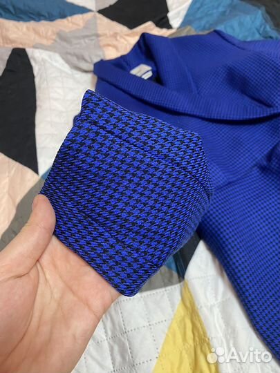 Платье пиджак синее