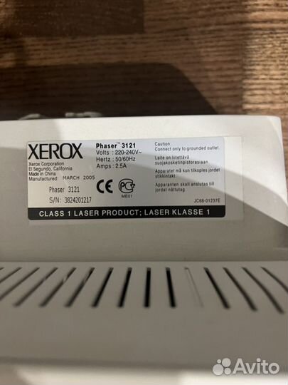 Принтер лазерный Xerox phaser 3121
