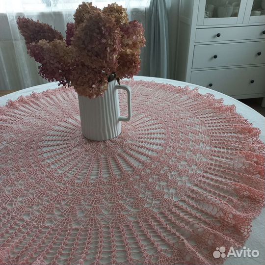 Скатерть вязанная крючком